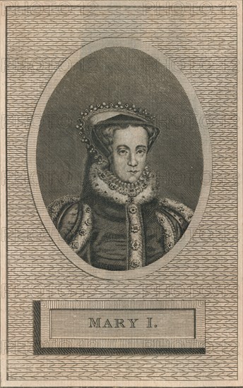 Queen Mary I, 1793. Artist: Unknown.