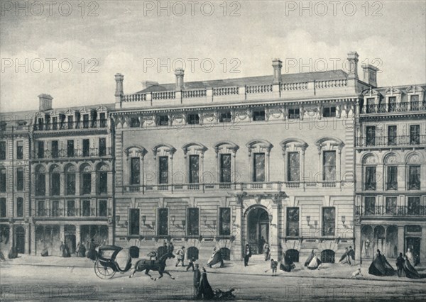 'Garrick Club and Adjoining Buildings', c1860. Artist: Frederick Marrable.