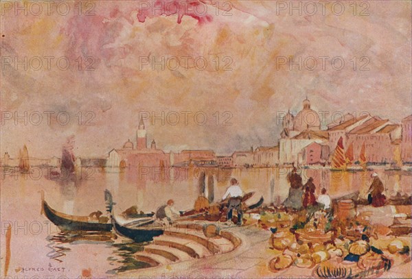 'Evening Glow, Venice', c1895. Artist: Alfred Edward East.