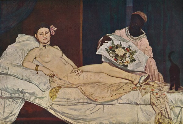 'Olympia', 1863. Artist: Edouard Manet.