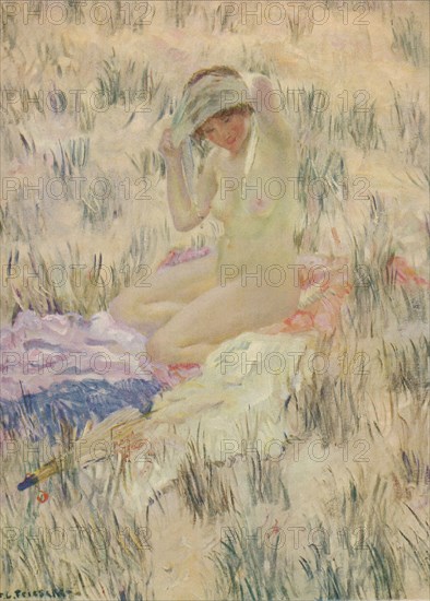 'Sur les Dunes', 1913, (c1932). Artist: Frederick Carl Frieseke.