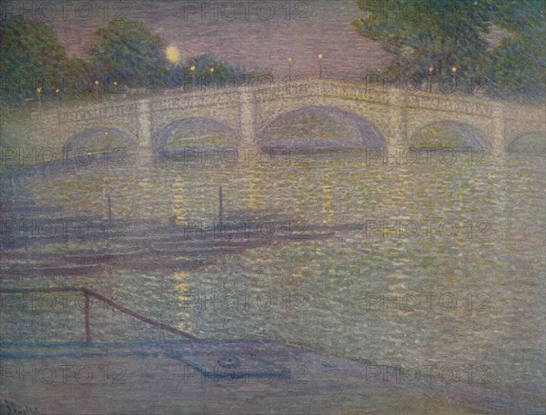 'Richmond Bridge, Surrey', 1932, (c1932). Artist: Frederick Francis Foottet.