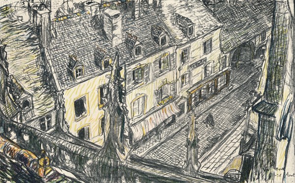 'Une Rue De Valogne', c1911. Artist: Georges Dupuis.