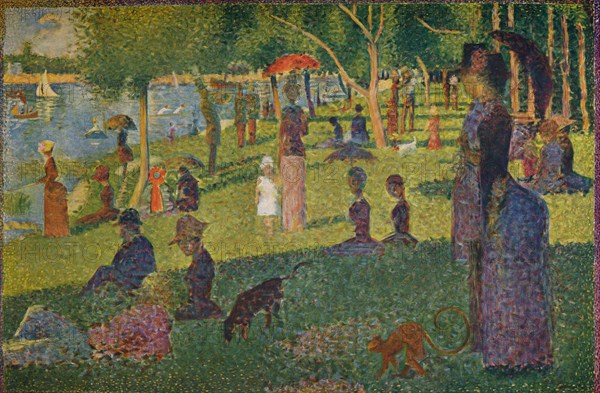 'Study for A Sunday on La Grande Jatte', 1884. Artist: Georges-Pierre Seurat.
