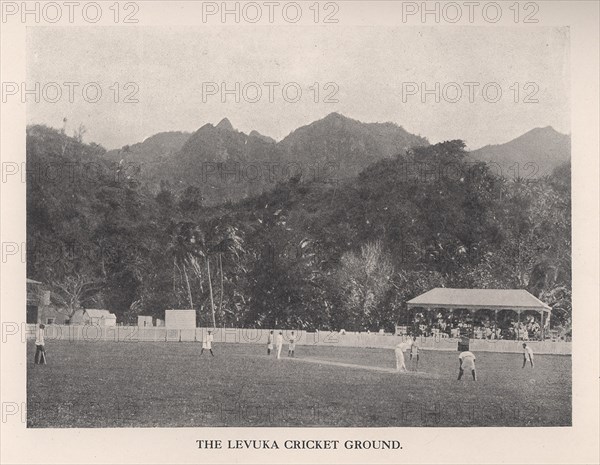The Levuka Cricket Ground, Fiji, 1912. Artist: Unknown.