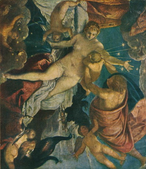 'The Origin of the Milky Way', 1575, (1909). Artist: Jacopo Tintoretto.