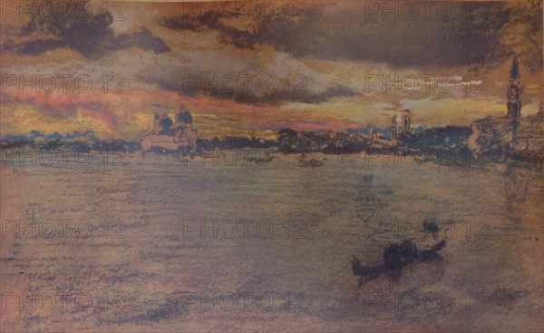 'The Storm, Sunset', 1880, (1904). Artist: James Abbott McNeill Whistler.
