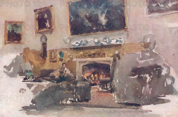 'Moreby Hall, Interior', 1884, (1904). Artist: James Abbott McNeill Whistler.