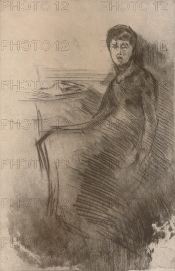 'The Desk', c1870, (1904). Artist: James Abbott McNeill Whistler.