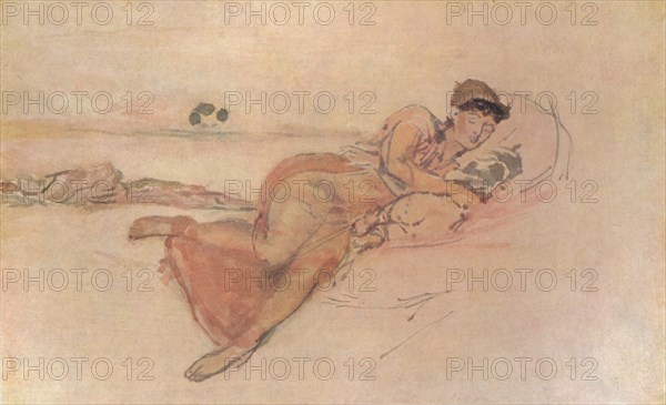 'Pink and Rose, The Mother's Sleep', c1895, (1904). Artist: James Abbott McNeill Whistler.