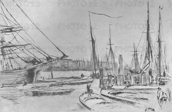 'A Sketch from Billingsgate', 1878, (1904). Artist: James Abbott McNeill Whistler.