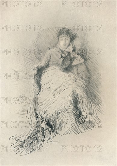 'Study', 1878, (1904). Artist: James Abbott McNeill Whistler.