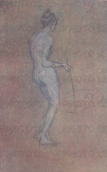 'A Nude Study', c1864, (1904). Artist: James Abbott McNeill Whistler.
