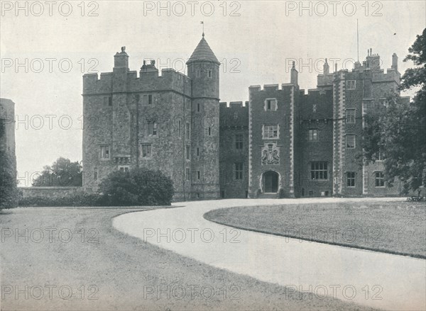 'Dunster Castle', c1907. Artist: Leonard Willoughby.