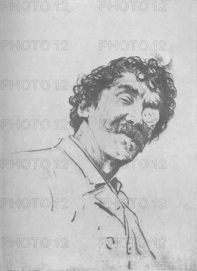 'Portrait Study', c1880, (1904). Artist: Mortimer L Menpes.