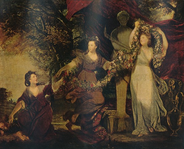 'The Graces Decorating a Terminal Figure of Hymen', 1773, (1911). Artist: Sir Joshua Reynolds.