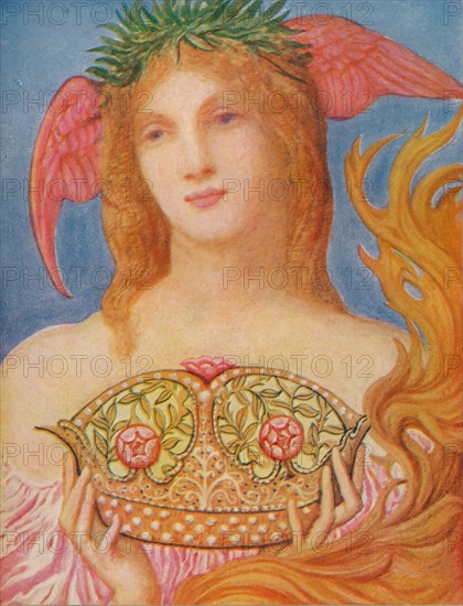 'The Crown of Peace', c1882, (1914). Artist: Sir William Blake Richmond.