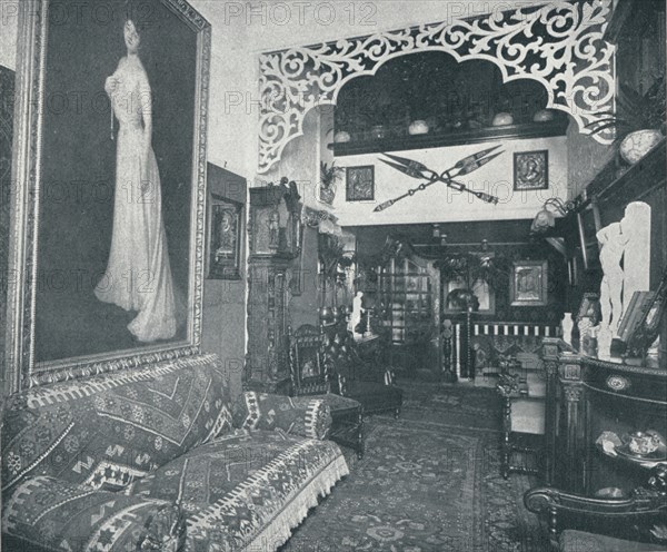 'One of the Reception Rooms at the Sandow Institute',c1898. Artist: Unknown.