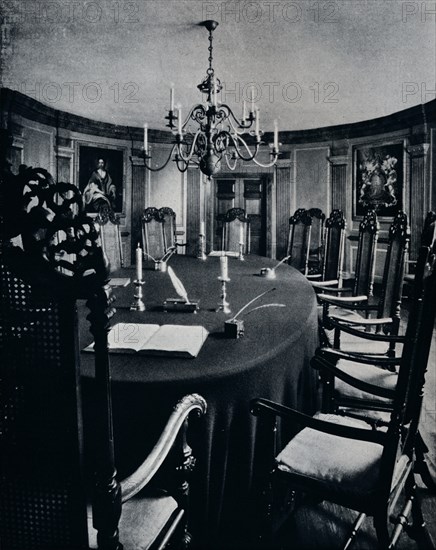 'The Room in the Capitol Where The Executive Council Assembled', c1938. Artist: Unknown.