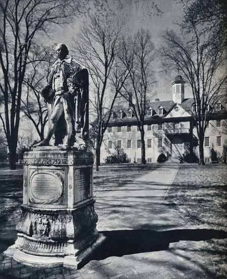 'The College of William and Mary', c1938. Artist: Unknown.