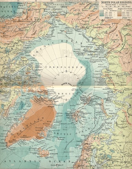 'North Polar Regions', c1903, (1904). Artist: Unknown.