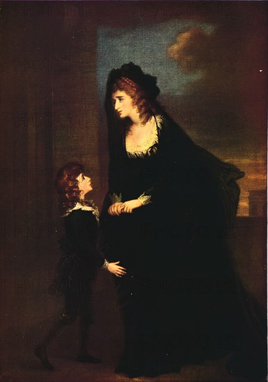 'Mrs. Siddons and her Son in the Tragedy of Isabella', 1784. Artist: William Hamilton.