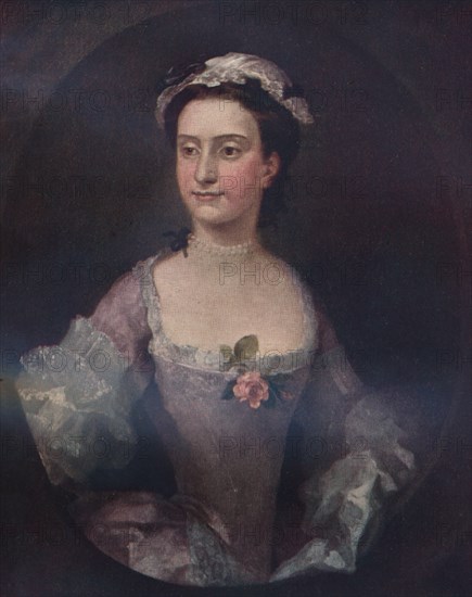 'Peg Woffington', c1745, (1911). Artist: William Hogarth.