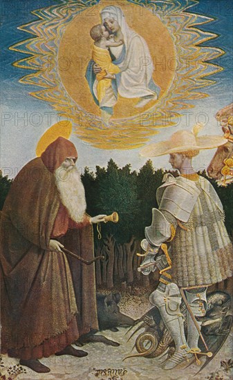 'The Virgin and Child with Saints', 1435, (1909). Artist: Pisanello.