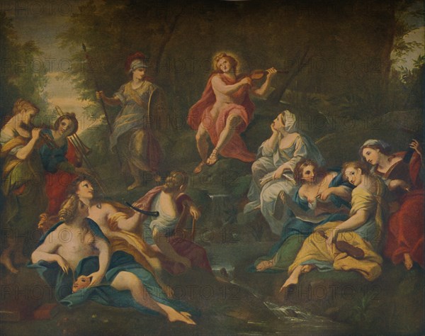 'Apollo and the Muses', 1772. Artist: Angelika Kauffmann.