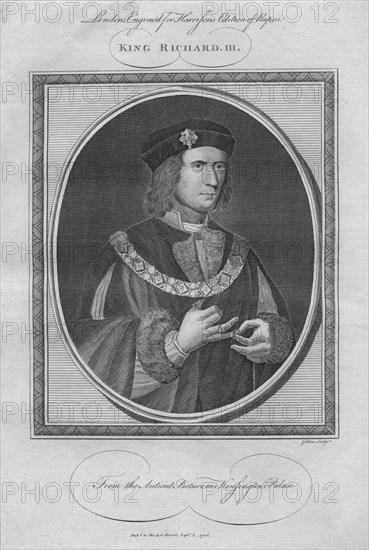 King Richard III, 1786.  Artist: Anon.