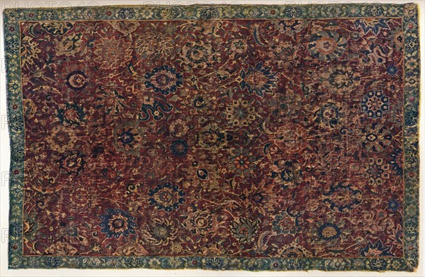 Southern Persian Isfahan carpet, 16th century. Artist: Unknown.