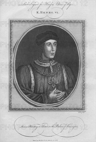 King Henry VI, 1787. Artist: Anon.