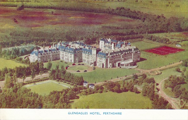 'Gleneagles Hotel, Perthshire', c1930. Artist: Unknown.
