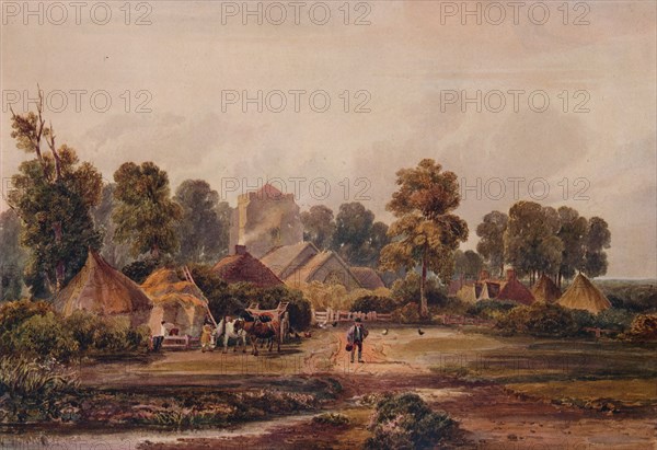 'A Worcestershire Farm', c1848. Artist: David Cox the elder.