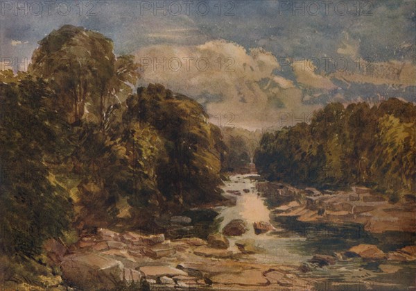 'Rokeby on the Tees', c1841. Artist: David Cox the elder.