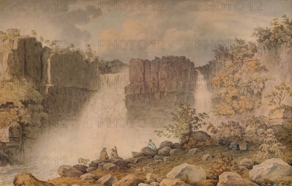 'High Force, Teesdale', c1807. Artist: Francis Nicholson.