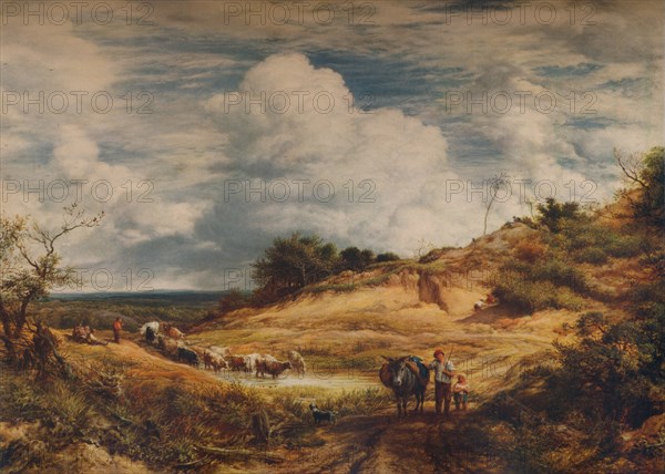 'The Sandpits', 1856. Creator: John Linnell the Elder.