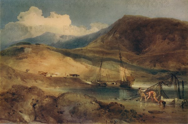 'Cader Idris, from Barmouth Sands', c1833. Artist: John Sell Cotman.