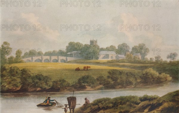 'Bangor Is-y-Coed, Denbighshire', c1795. Artist: John Warwick Smith.