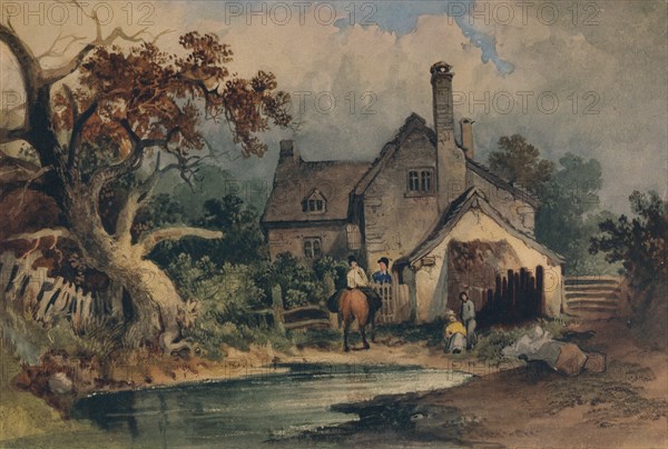 'A Cottage', c1852. Artist: Joseph William Allen.