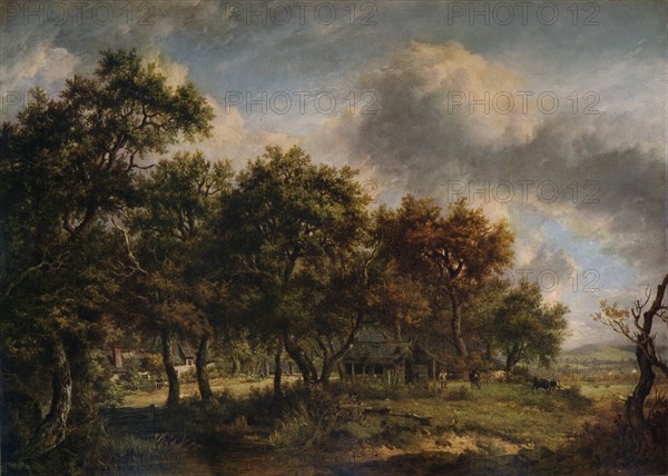 'A Woodman's Cottage', 1820. Artist: Patrick Nasmyth.