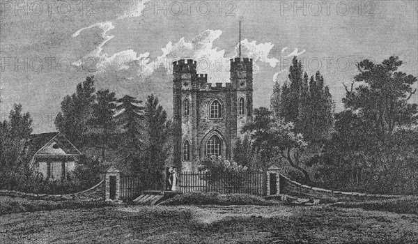 'Severndroog Castle, Shooter's Hill', 1807, (1912). Artists: Sir William James, FR Hay.