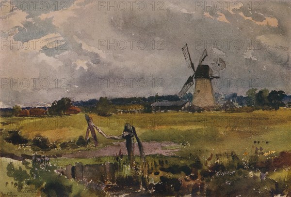 'The Windmill', c1890. Artist: Thomas Collier.