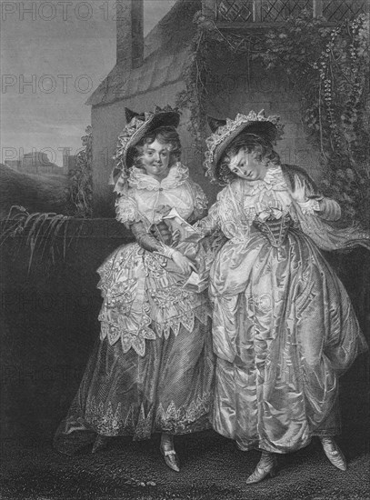 Act II Scene i from The Merry Wives of Windsor, c19th century. Artist: Unknown.