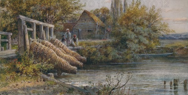 'The Weir', c1875. Artist: William Stephen Coleman.