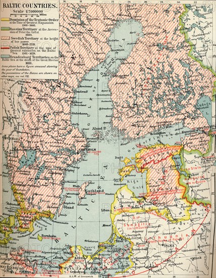 'Baltic Countries', c1907, (1907). Artist: Unknown.