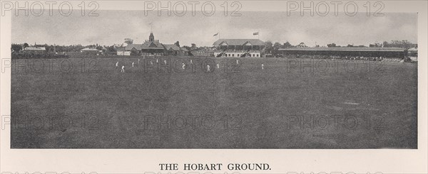 The Hobart Cricket Ground, Tasmania, Australia, 1912. Artist: The Sydney Daily Telegraph.