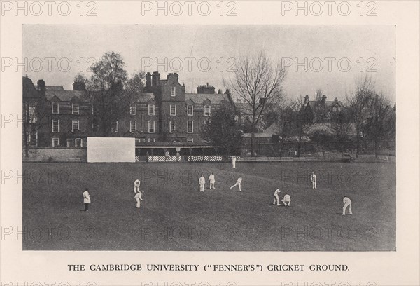 Fenner's, the Cambridge University Cricket Ground, 1912. Artist: Sports and General.