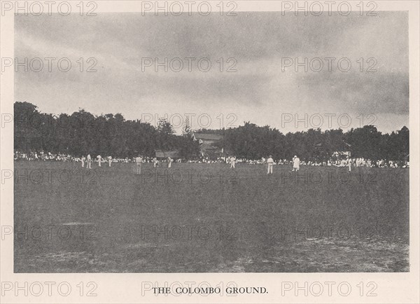 The Colombo Cricket Ground, Ceylon, 1912.   Artist: Unknown.
