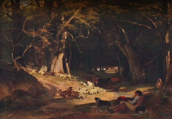 'The Mid Day Retreat', c1845. Artist: William Frederick Witherington.